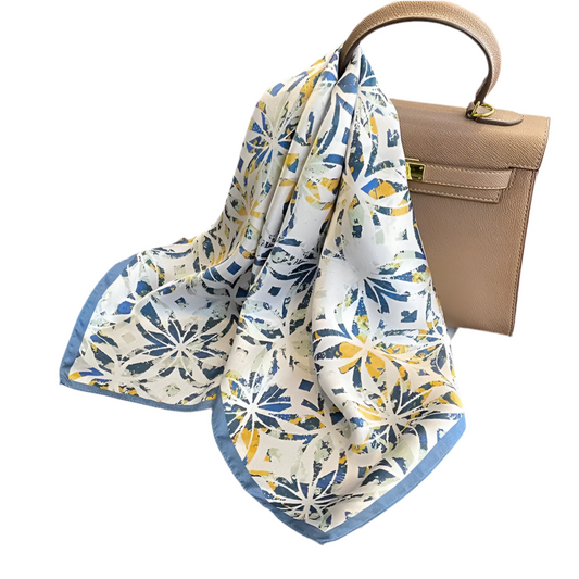 Broken Flower Silk Scarf