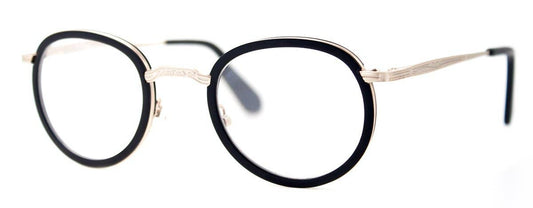 Reading Glasses - Black & Gold Metal